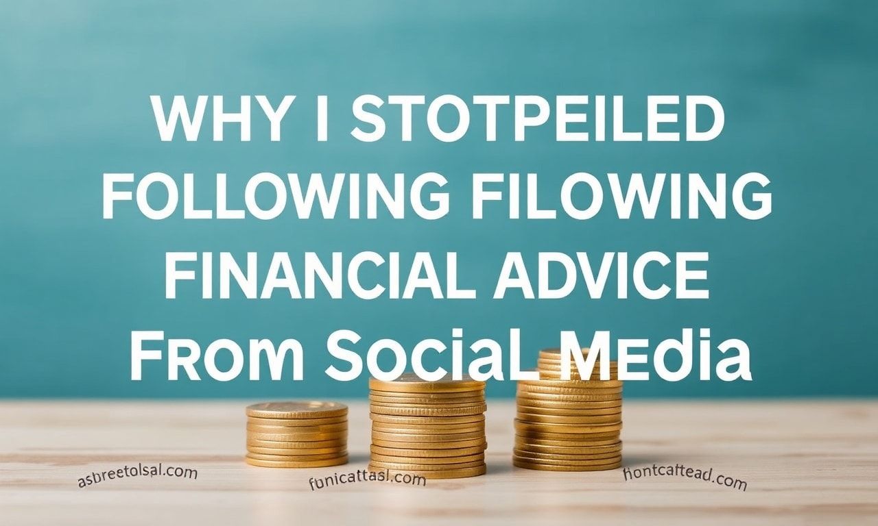 Hvorfor Jeg Stopper Med At Følje Finansielle Råd Fra Sociale Medier Why I Stopped Following Financial Advice From Social Media