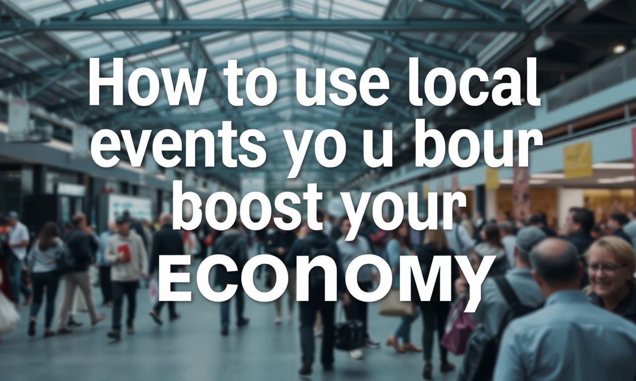Sådan bruger du lokale arrangementer til at styrke din økonomi How to use local events to boost your economy