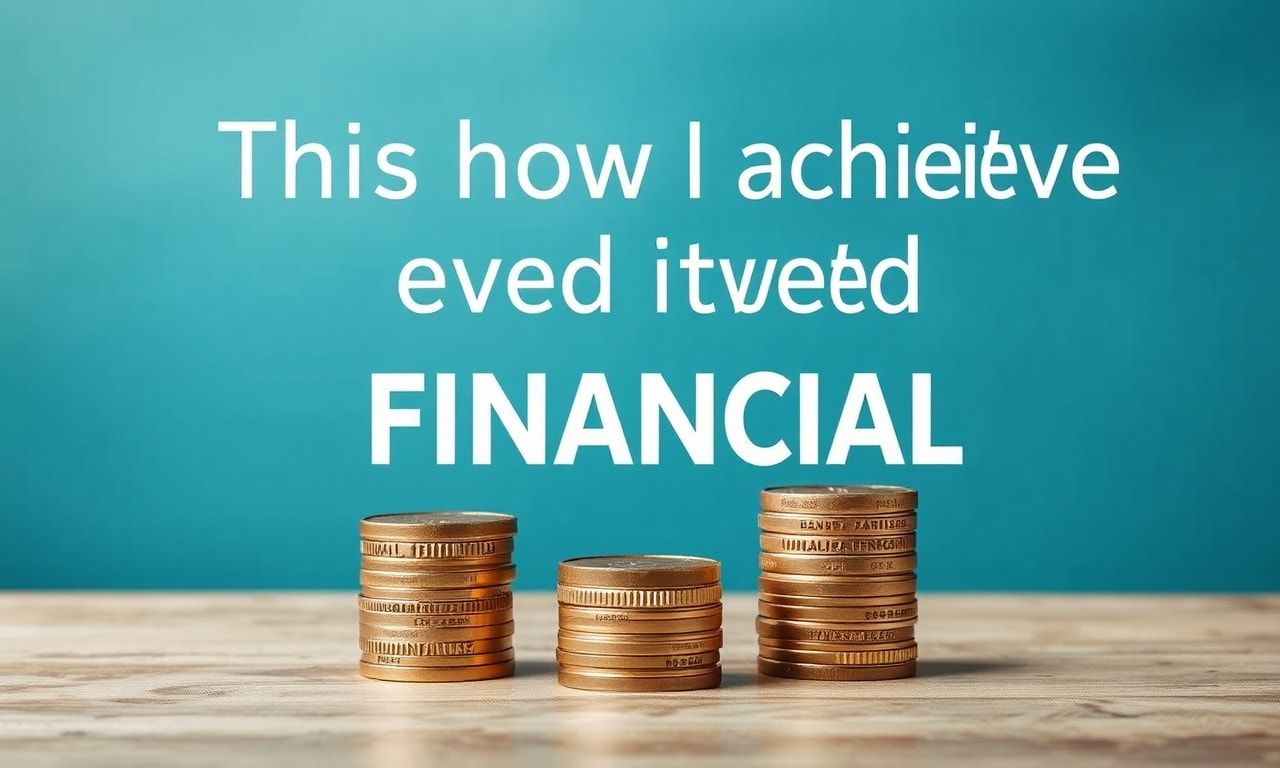 Sådan fik jeg min finansielle frihed (og du kan også) This is how I achieved financial freedom (and you can too)