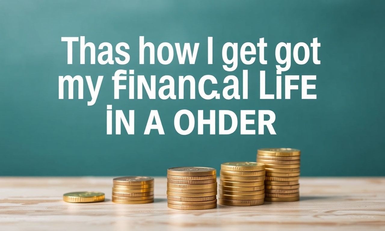 Sådan fik jeg min finansielle liv i orden (og du kan også!) This is how I got my financial life in order (and you can too!)
