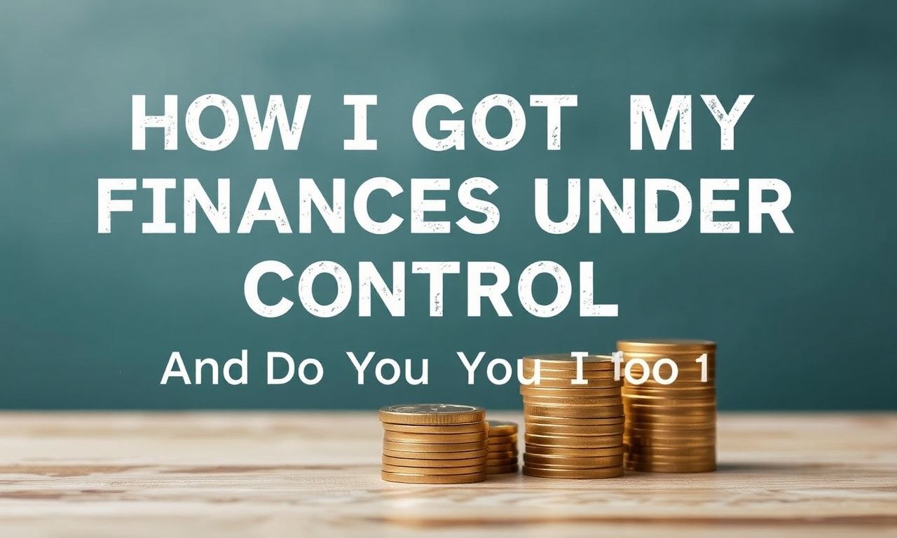 Sådan fik jeg mine finanser under kontrol – og du kan det også! How I Got My Finances Under Control – And You Can Too!