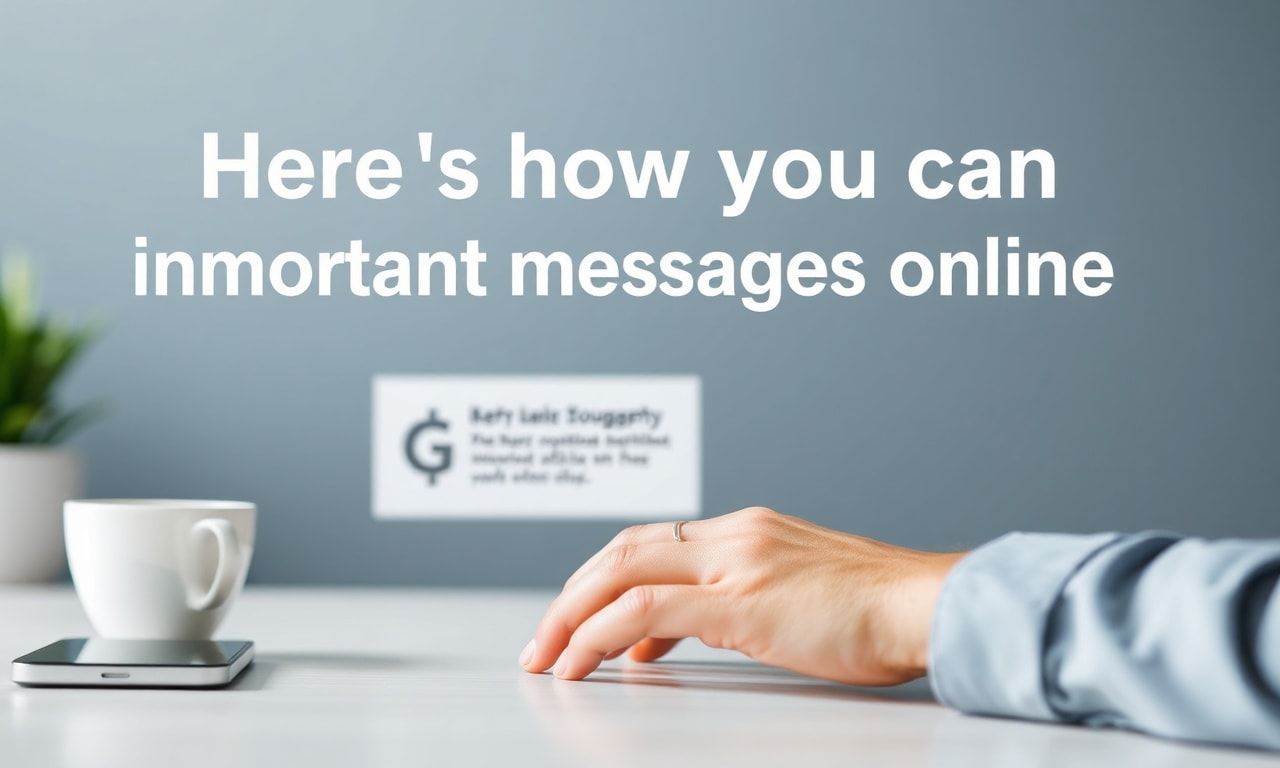 Sådan Modtager Du Vigtige Finansielle Beskeder Online Here's how you can receive important financial messages online.